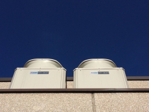 Sistema di climatizzazione ARIABOX con VRF Mitsubishi Electric.