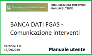 comunicazione FGAS Interventi manuale utente