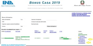 Modifica e annullamento pratica ENEA inviata bonus casa 2019